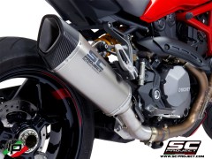 SC Project SC1-R Euro4 Titan Auspuff fr Ducati Monster 1200 MY17 & R